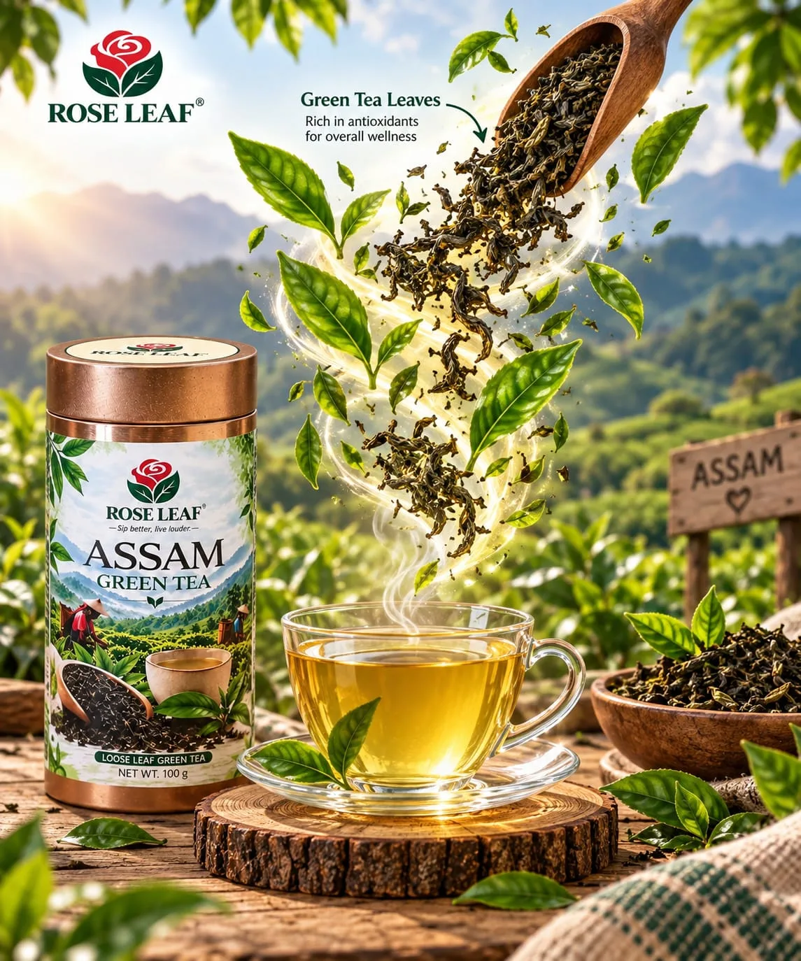 Assam Green Tea