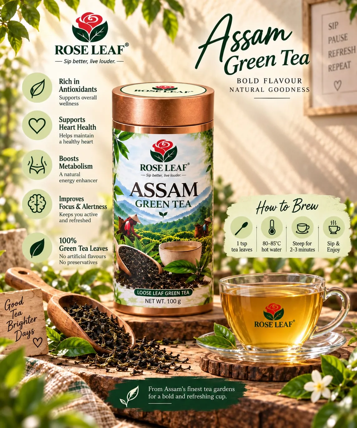 Assam Green Tea